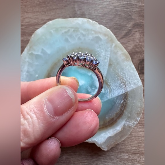 Tanzanite Sterling Silver Ring 6.75 - Picture 6 of 7